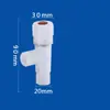 Fábrica mayorista de grifos de plástico de 4 puntos para el hogar, balcón exterior, baño ordinario, apertura rápida, grifo de plástico de plástico