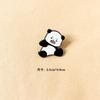Broche de Kung Fu Panda de dibujos animados, lindo broche de aleación japonesa con forma de animal, para estudiantes, pareja, mochila escolar, accesorios de ropa para hombres