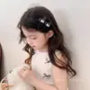 Presilha de cabelo de gatinho preto fofa para crianças, presilha de cabelo para franja de meninas, presilha BB para meninas, grampo lateral, acessório de cabelo