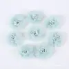 Tecido de simulação tridimensional Flor de fio de hibisco Materiais de decoração para cena de casamento Headwear DIY feito à mão Presilhas de cabelo Acessórios para roupas