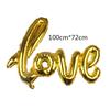 Globo Grande de una pieza LOVE Boda Forma Globo Juguete para niños Globo decorativo
