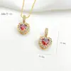 Chapado en Oro de 18K14K Cierre Universal para Colgante Zirconia Accesorio para Collar de Perlas Adorno para Joyería DIY