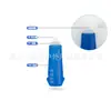 Botella de Agua Blanda para Correr TPU Portátil Exterior 500ml Boquilla de Silicona Deportiva Plegable para Viaje Botella de Agua Blanda