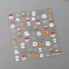 Pegatinas para Uñas de Atmósfera Navideña Color Crema Vintage Ts-3865 Infantil Dopamina Dibujos Animados Serie Navideña