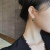 @Oferta Especial@ Nuevos Pendientes Pequeños de Esmeralda Retro Simples de Moda 2025 Pendientes Elegantes para Mujer Celebridad de Internet