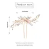 Ornamentos de Cabelo para Noivas de Pérola Europeus e Americanos Inserções de Cabelo de Pérola Branca Acessórios de Casamento Grampos de Cabelo em Forma de U Acessórios de Casamento Penteados