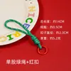 Cordão Festivo de Natal, Bolsa de Pendurar Feita à Mão, Pulseira Colorida Presente, Corda Versátil para Celular, Pingente com Fecho de Mola Atacado