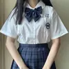 Gravata Borboleta de Cor Sólida para Meninas Uniforme Jk Cabo Pequeno Longo Acessórios de Uniforme Escolar Japonês Fato de Marinheiro Fato de Solteiro Gravata Borboleta da Temporada de Formatura