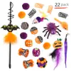 Se pueden ensamblar surtidos de juegos de accesorios de juguetes para gatos de Halloween y Navidad para proporcionar a los gatos entretenimiento autónomo y aliviar el aburrimiento, juguetes para mascotas al por mayor