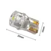Luz Indicadora de Ancho de Coche T10 Transparente Cristalino LED Integrado Luz de Coche Cob Alto Brillo W5W Luz de Matrícula Luz de Lectura 12V