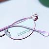 Nuevo marco pequeño Guofeng para mujer, marco metálico para gafas de miopía, venta al por mayor de marco completo para gafas con presbicia y miopía, Danyang