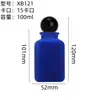 Frasco de Perfume Aveludado com Tampa de Liga de Zinco, Frasco Dispenser de Vidro em Estoque, Frasco Spray Pequeno Transparente Atacado, Tampa Aveludada de 100ml