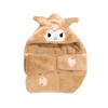 Bufanda, Gorro y Guantes Lindos de Dibujos Animados Kuromi, Tres en Uno para Niños, Bufanda Espesa para Hombres y Mujeres, Cálida y Espesa en Invierno