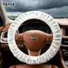 Funda para Volante, Tela No Tejida, Desechable, Engrosada, Modelo Universal para Tiendas 4S, Protector de Volante a Prueba de Polvo y Aceite