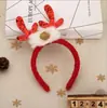 Presente de Natal Estilo Floresta Tiara de Galho de Alce Feminina Fofa Grampo de Cabelo Infantil Tiara do Papai Noel Acessórios para Adultos
