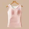 Novo Colete Térmico para Outono e Inverno, Adequado para Meninas do Ensino Fundamental, Sutiã com Bojo Fixo, A08
