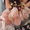 Colgante de Paz Flor de Durazno de Seda Dorada de Xinjiang Colgante de Buda Joyería Estilo Chino Candado de Nube Propicia Adorno de Calabaza