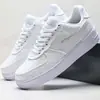 Zapatillas Air Force One Transfronterizas Colaboración Cc X Af1 Charol de Corte Bajo Versátiles Zapatos Casuales Bordados Unisex Zapatos Deportivos
