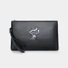 Bolsa de Mão Masculina Imperador Paul Nova Bolsa de Mão de Couro Genuíno Grande Capacidade Moda Bolsa Envelope Bolsa de Mão Bolsa Masculina Alce