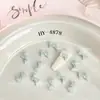 Acessórios de Nail Art da Moda: Laços, Pérolas 3D, Elegantes e Simples, Decorações Versáteis de Unhas DIY