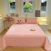 Algodón Original Viejo Grueso Colchoneta Sábana Lino Grueso Colchoneta de Cama Juego de Tres Piezas Verano Hogar Cama Individual Doble Sábana Gruesa