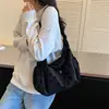 Nova Bolsa de Mão Jacquard de Veludo Estrela para Mulheres, Grande Capacidade, Casual, Ombro Único/Transversal, Estilo Preguiçoso, Bolsa para o Dia a Dia