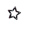 Estrella de Cinco Puntas de Dibujos Animados Hebilla de Resorte con Goteo de Aceite Accesorios Metálicos para Joyería DIY Colgante Lindo Anillo de Conexión Pintado de Colores