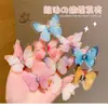 Pasador de Mariposa Simulada Estilo Super Hada con Color Degradado, Pinza para el Cabello Estilo Vintage de Verano, Lindo y Dulce Accesorio para el Cabello Infantil, Pinza para Flequillo Lateral