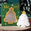 Velas con temática navideña transfronterizas, árbol de Navidad, renos, velas en forma de copo de nieve, recuerdos navideños, venta al por mayor de fábrica