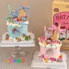 Pastel Decoraciones Feliz Día del Niño Lindos Dibujos Animados de Niño y Niña Toppers Cono Crujiente Toppers para el 61º Día Festivo