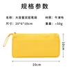 Bolsa para lápices de doble capa de tela Oxford de alta calidad y resistente a las manchas para papelería, bolsa para lápices de estudiante de primaria, almacenamiento simple, logotipo impreso