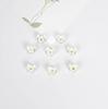 Narcisos de 12 mm cuentas de flor de cerezo productos semiacabados joyería accesorios DIY collar aretes pulsera flor de durazno flor seca flor real