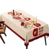 2026 Nuevo Modelo Cubierta Decorativa de Año Nuevo Tela Mantel de Mesa Mantel Festivo Impermeable a Prueba de Aceite Lavable Año del Caballo Mantel para Mesa de Café