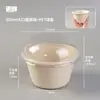 Tazón de raspado de hielo desechable tazón de mano para empacar tazón de postre de papel desechable degradable tazón para batido de pasta de taro raspado de hielo yogur