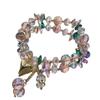 Sujetarte en la Mano ~ Pulsera de Cristal Super Hada Primavera y Verano Femenina Amor Mori Super Brillante Estilo Vacaciones Pulsera de Cristal