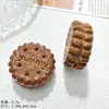 Acessórios de Resina para Biscoito Sanduíche 3D Dupla Face Cola de Creme DIY Grampo de Cabelo Chaveiro Pingente Copo de Água Materiais de Sacola Surpresa