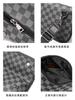 Bolso de Cuadros y Tigre Mejorado Bolso de Pecho Bolso Callejero para Teléfono Móvil Bolso de Hombre Estilo Coreano Bolso Cruzado Bolso Cuadrado Pequeño Bolso de Hombro de Moda