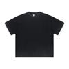 Camiseta Masculina de Manga Curta para Verão Nova Chegada 275g Tingimento Reverso Lavagem Vintage Estilo Americano Marca Tendência Desfiada Retrô Manga Curta Masculina
