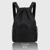 Uau! Mochila com Cordão Mochila de Viagem para Caminhada Mochila com Cordão para Academia Esportes Futebol Basquete Bolsa com Logo Impresso Personalizado