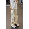 Calça Jeans Bordada com Cimitarra para Homens, Novo Estilo de Verão, Estilo Americano, Sensação Cool e de Alto Padrão, Design de Nicho, Calça Ligeiramente Flare