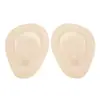 Almohadillas de antepié de dos tonos en forma de gota de agua para tacones altos, con insertos suaves, resistentes, autoadhesivos, de media talla ajustable, diseño de panal para antideslizante y absorción de impactos