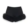 Moda Femenina Europea y Americana Transfronteriza Aliexpress Venta Caliente Moda Shorts Casuales con Efecto Piel Sintética