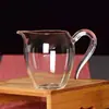 Taza Gongdao vaso vaso para hombre colador de té traje juego de té de vidrio mango de color té mariscos equipo de té