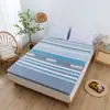 Funda de colchón de látex cremallera de cobertura total 1.5 engrosada dormitorio estudiantil funda de colchón de esponja tapete marrón funda protectora 1
