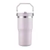 Copo Térmico de Aço Inoxidável 304 Transfronteiriço 30oz Portátil para Carro Grande Capacidade Portátil para Exterior Copo com Canudo para Carro