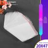 Saco opp saco autoadesivo saco plástico transparente roupa saco autoclose atacado 5 seda 20*47cm100