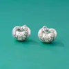 Plata de Ley S999 Nueva Bolsa de la Suerte Chinoiserie Candado de Seguridad Candado de los Deseos Pulsera de Cuerda para la Mano de Año Nuevo Linda DIY Accesorios de Plata Pura