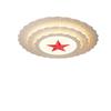 Lámpara de Techo LED Estrella de Cinco Puntas, Luminaria Circular Grande Modelo Nuevo para Auditorios, Oficinas y Salas de Conferencias Modelo de 2m