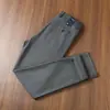 Estación Europea Verano Pantalones de sarga de modal finos para hombre Cómodos Transpirables Cintura media-alta Rectos Sueltos Pantalones Casuales de Negocios