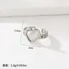 Anillo de Amor Europeo y Americano Transfronterizo para Mujer de Acero de Titanio No Desvanecible Chapado en Oro de 18 Quilates Anillo de Acero Inoxidable de Alta Gama Venta al por Mayor